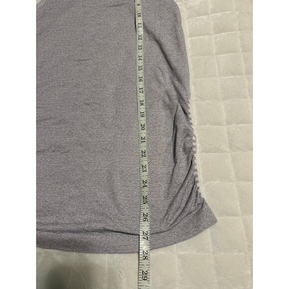 Athleta Tank Top Ruched Sides Size Medium Active Athleisure Yoga Running Purple - Picture 5 of 6